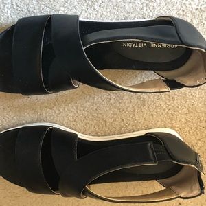 Adrienne Vittadini Sport AV- Cheers Sandals Black. Worn less than 5 times.
